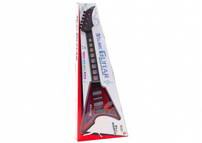 Electric Guitar for Kids with Lights and Melodies - Red