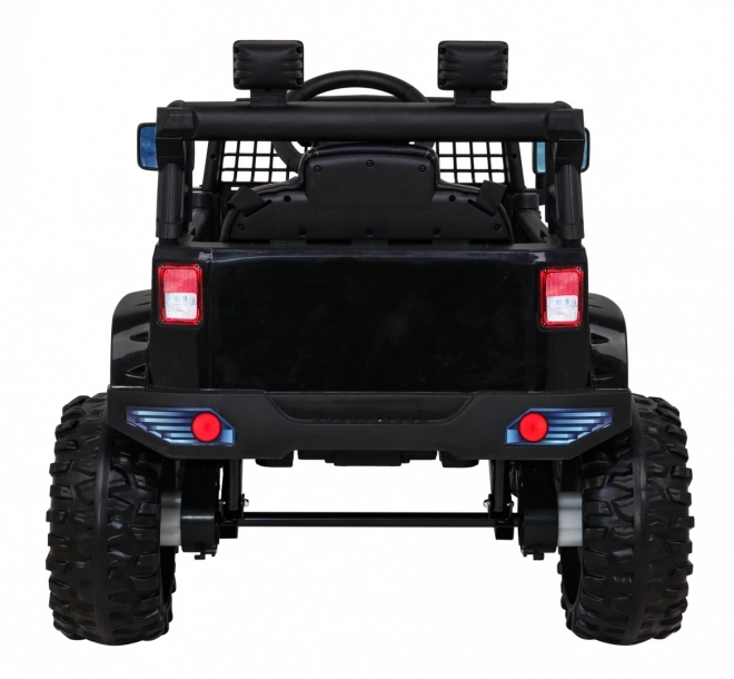 Autíčko Jeep Dark Night na akumulátor pre deti Čierne – Čierne