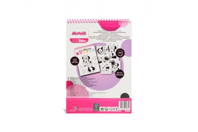 Disney Minnie Watercolor Coloring Book