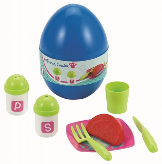 Surprise Egg with Dining Set