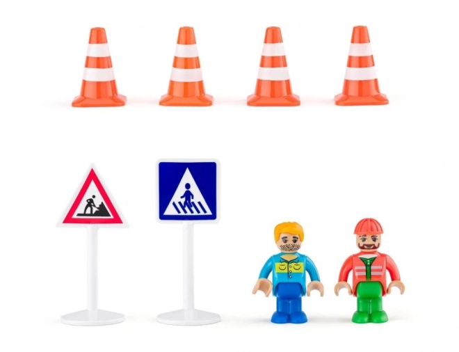 Construction Vehicles with Drivers