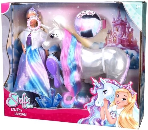 Poupée Steffi avec licorne