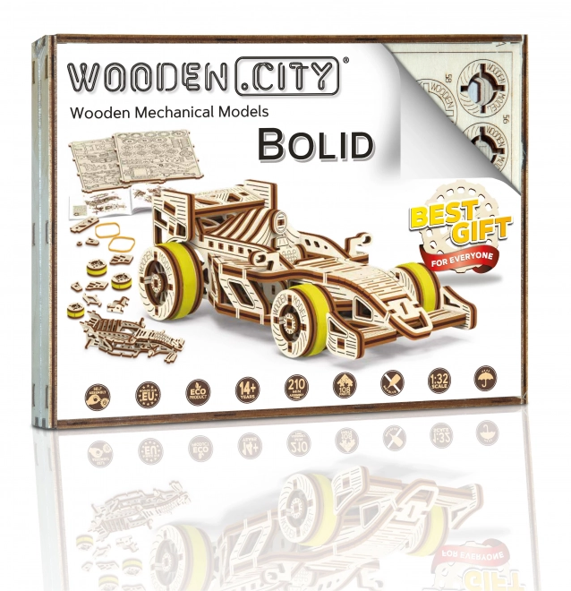 Wooden 3D Racing Car Puzzle