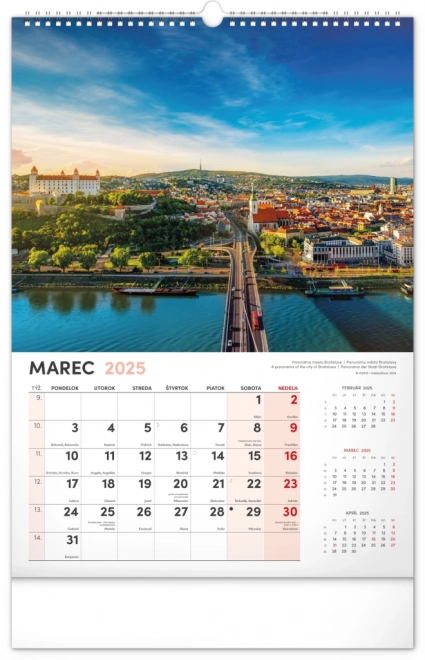 Wall Calendar Our Slovakia 2025