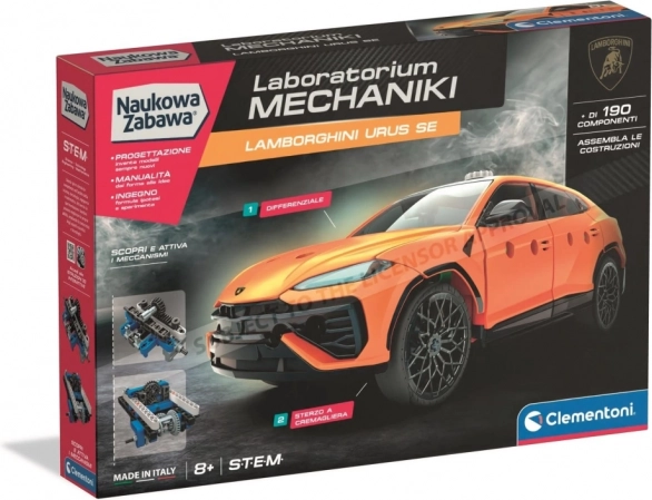 Clementoni Mechanics Laboratory – Lamborghini Urus Building Set