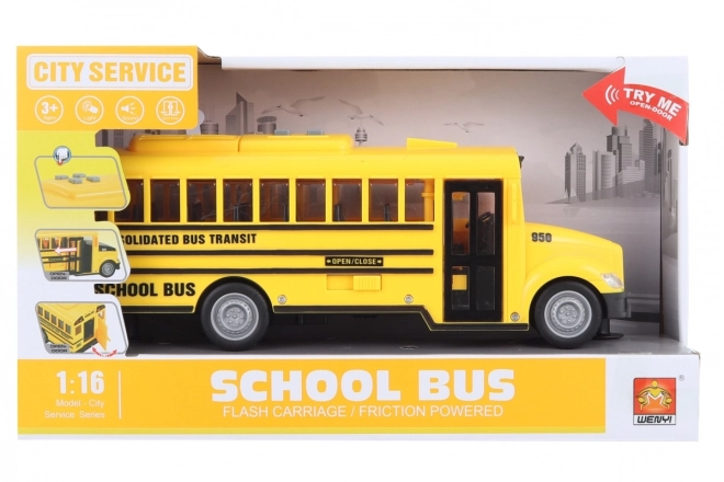 Battery Operated School Bus Toy