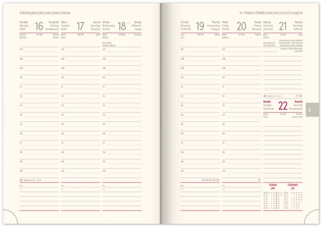 Weekly Planner Vellum 2025 Black