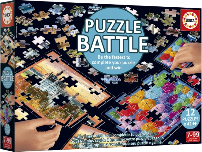 Educa travel puzzle battle