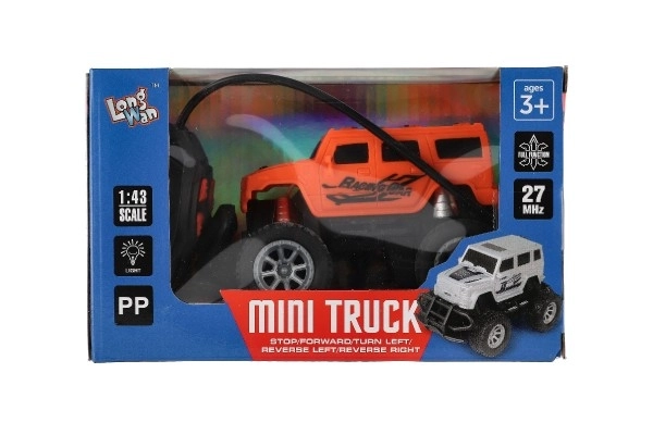 Remote Control Mini Truck with Lights - Orange