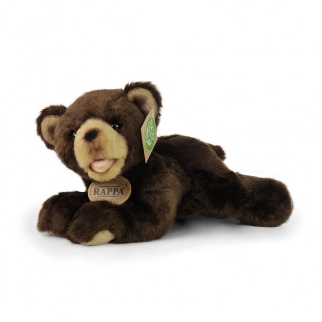 Plush Brown Lying Bear 24 cm