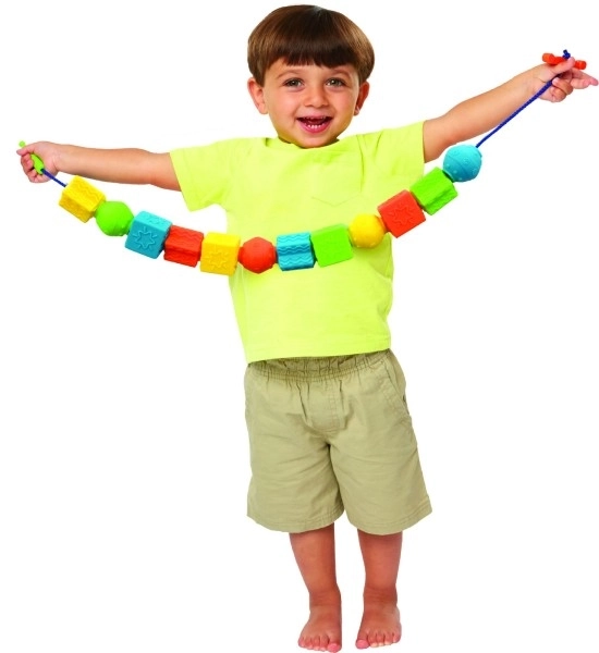Gummiförmige Perlenkette Spielset 12 Stück