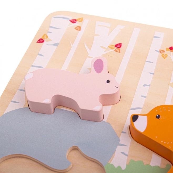 Woodland Wooden Puzzle by Bigjigs Baby