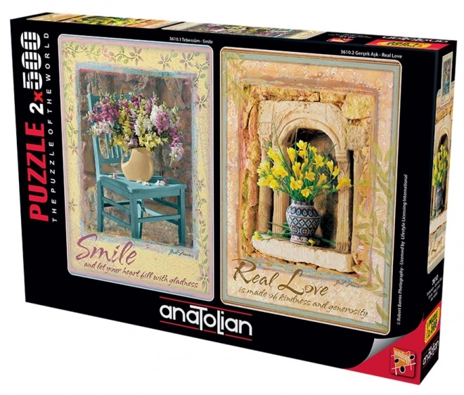 Anatolian Puzzle Smile and True Love Set