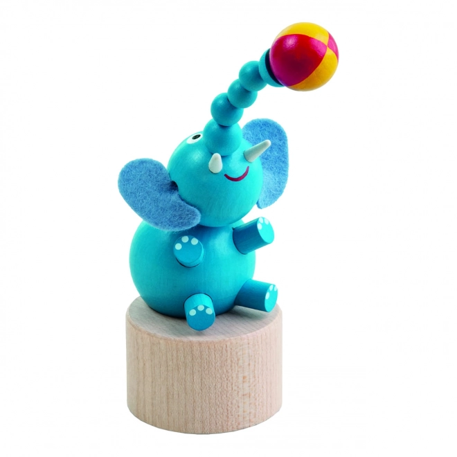 Push Elephant Toy with Ball