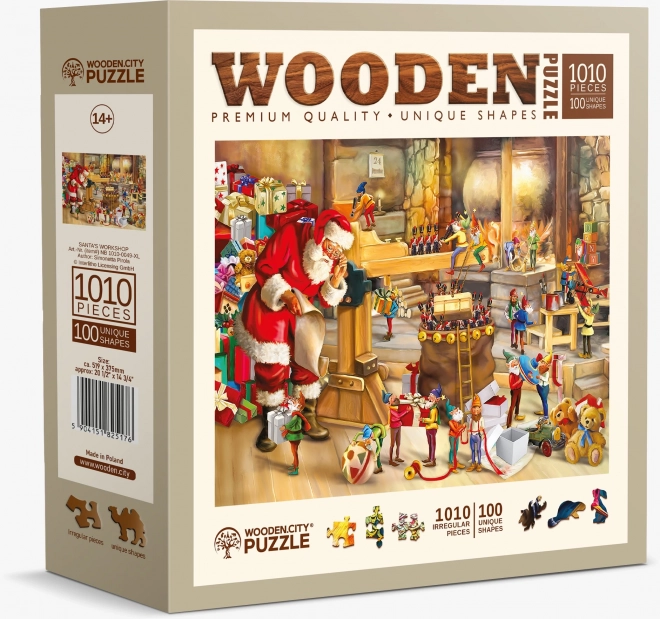 Wooden Puzzle Santa's Workshop