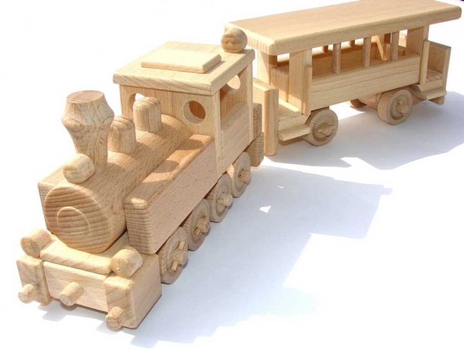 Wooden Narrow Gauge Train