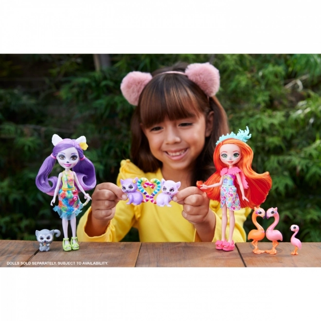 Enchantimals Doll Lorinda Lemur Family