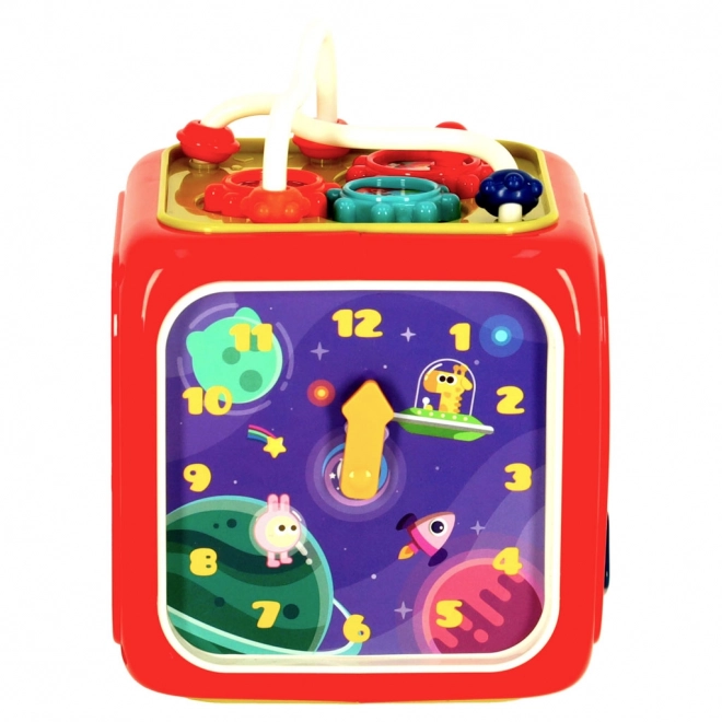 interactive educational cube piano 6-in-1 by Bibi-Inn pink