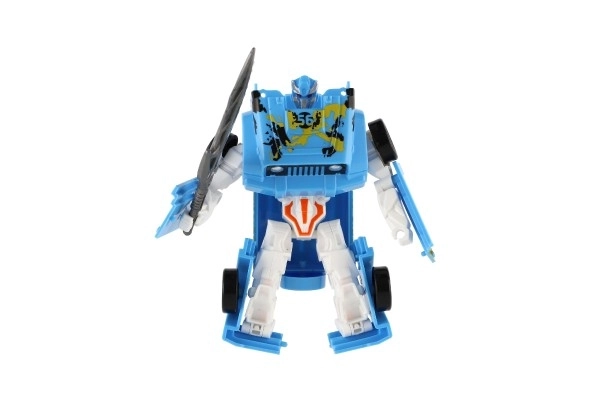 Transforming Robot and Car Toy - Blue