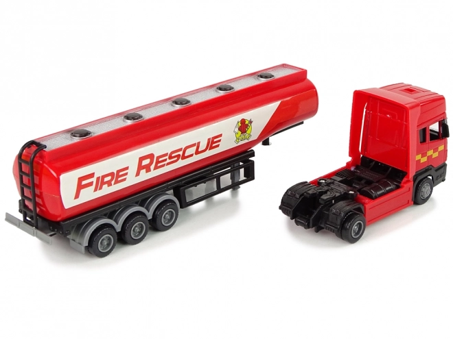 Red Fire Truck Tanker Toy