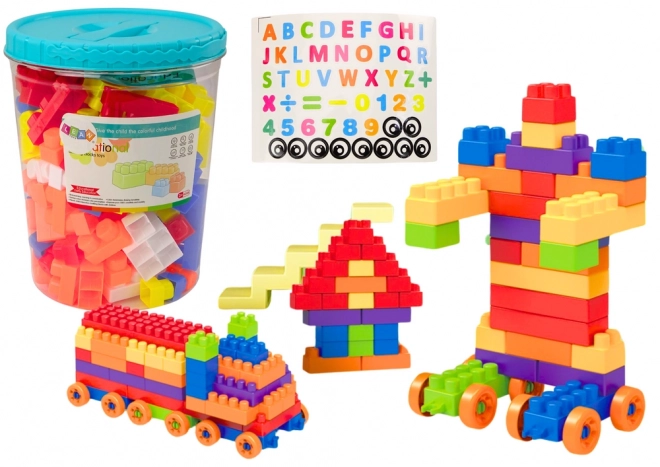 Large Educational Building Block Set 160 Pieces