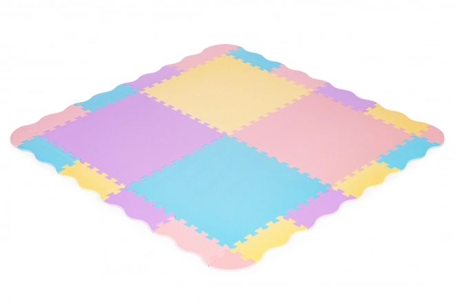 Colorful Foam Play Mat with Fence for Kids 141.5x141.5 cm by IPLAY