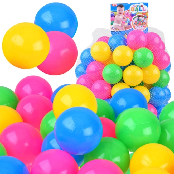 Colorful Balls for Pool Play - Set of 100