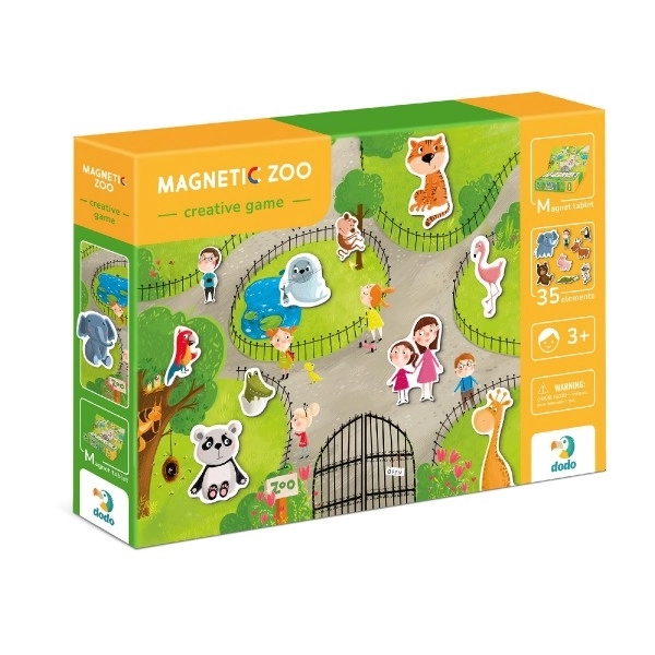 Magnetic Zoo Animal Playset