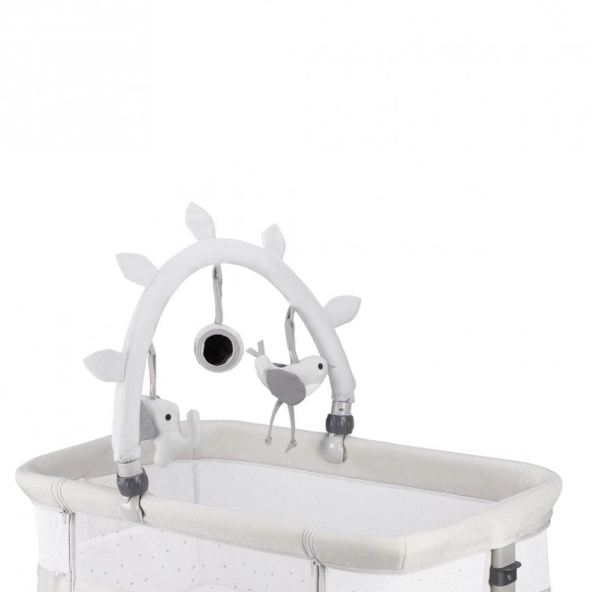 Baby Crib MoMi Revo Light Grey