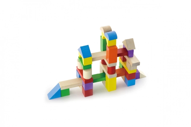 Wooden Building Blocks Set