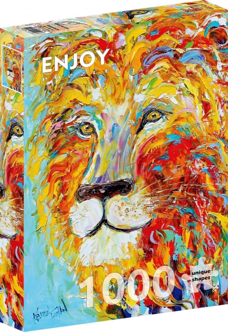 Colorful Lion Puzzle 1000 Pieces