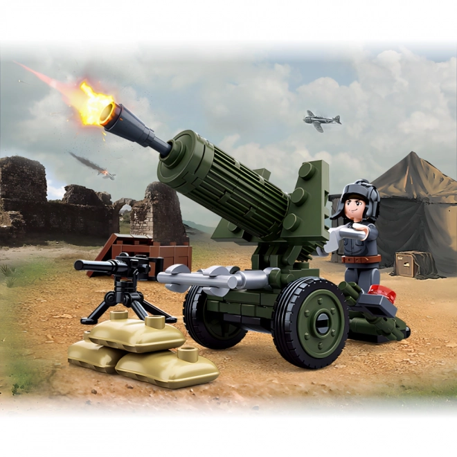 World War II Anti-Tank Cannon Building Set