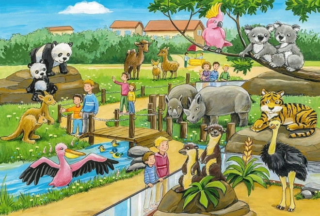 Schmidt Puzzle Adventure in the Zoo