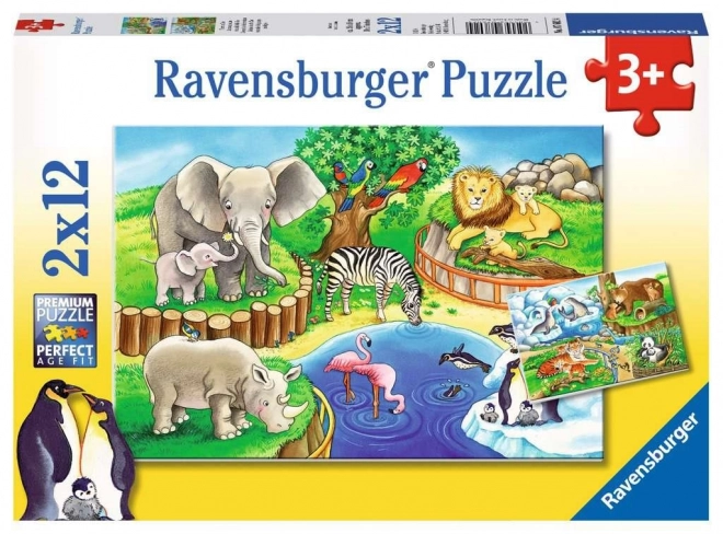 Ravensburger Zoo Animal Puzzle Set