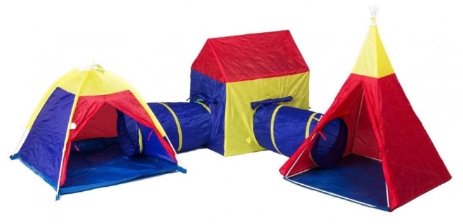 Children's Play Tent Set with Tunnels