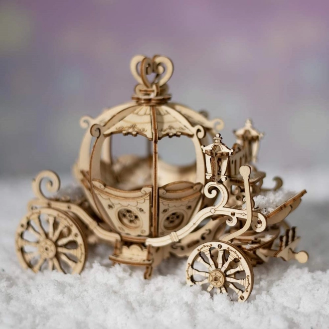 Fairytale Wooden 3D Puzzle Carriage