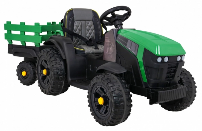 Titanium Tractor with Green Trailer