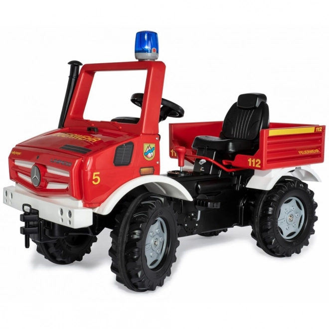 Children's Fire Truck Mercedes Unimog with Pedals