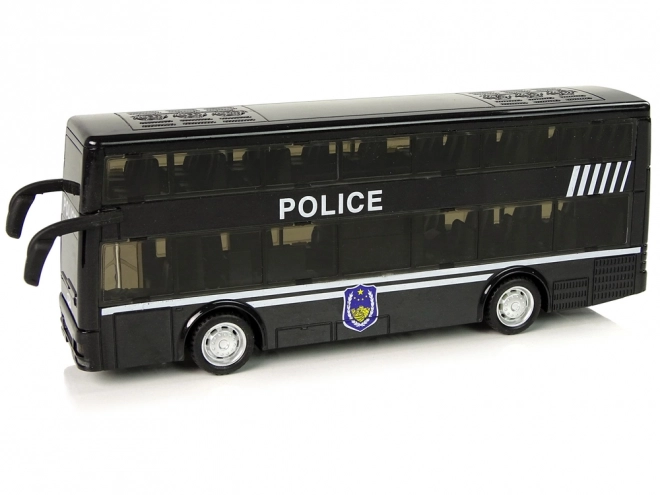 Double Decker Police Bus Toy with Sound Effects