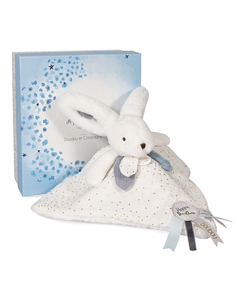 Gift Set Blue Bunny with Blanket 25 cm