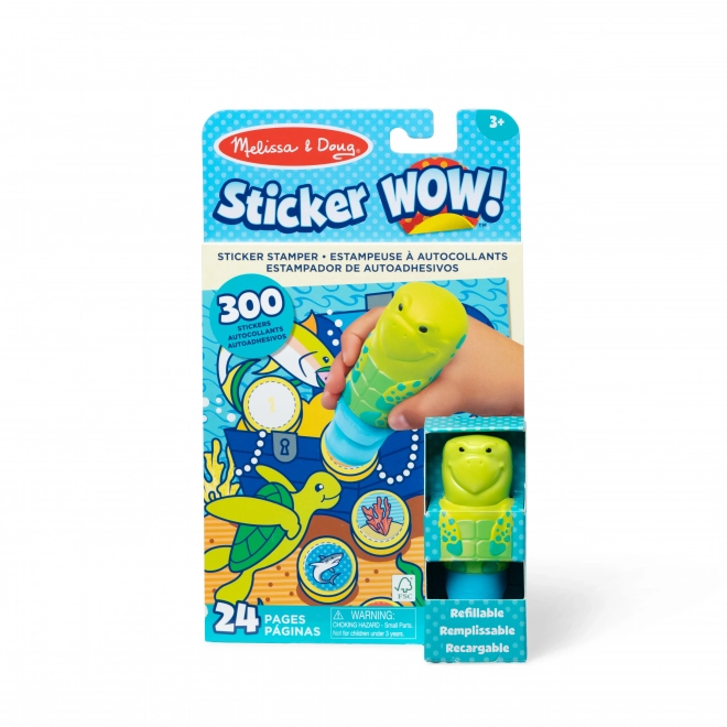 Sticker WOW! turtle sea adventure sticker book