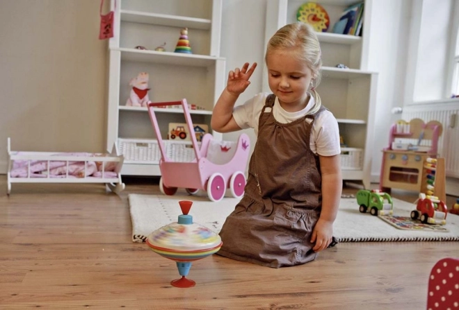 Large Rainbow Spinning Top