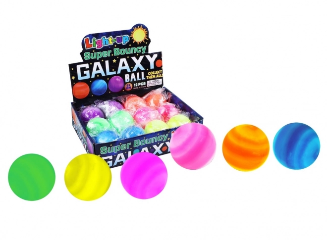 Galaxy Light-Up Bouncing Ball