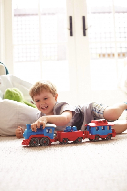 Blue Train Set from Green Toys