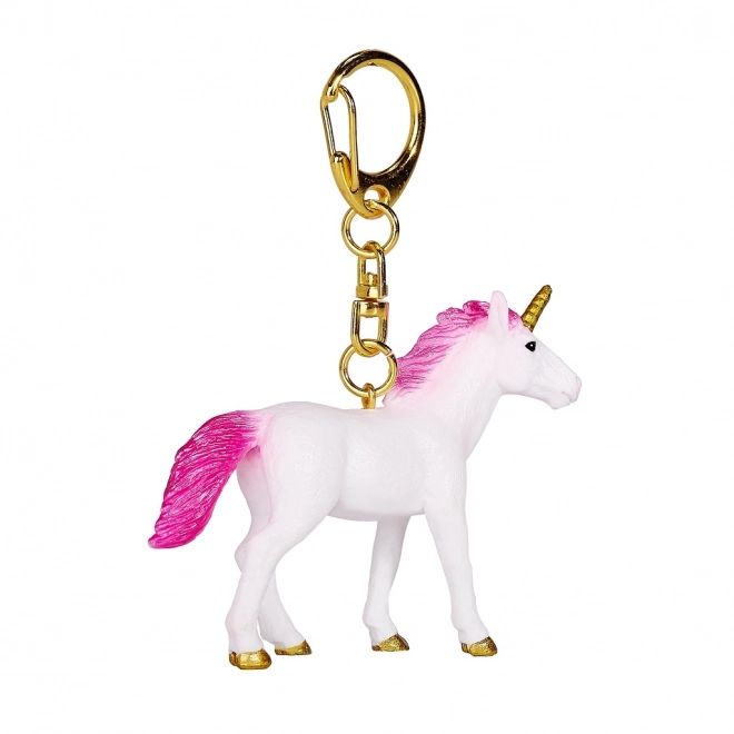 Mojo unicorn keychain neon pink