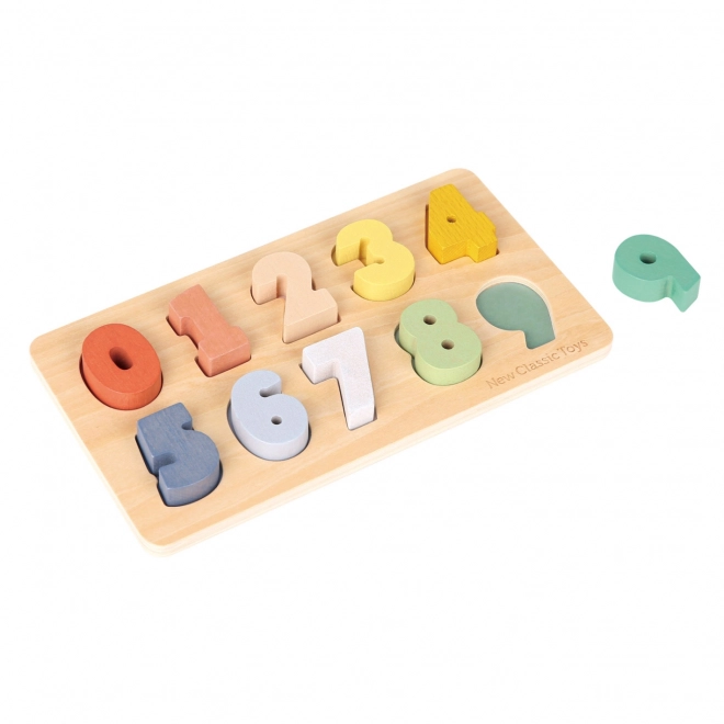 Wooden Insert Puzzle - Numbers 0 to 9