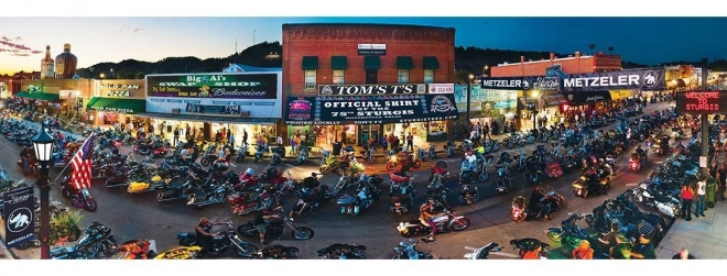 Panoramic Puzzle Sturgis South Dakota 1000 Pieces