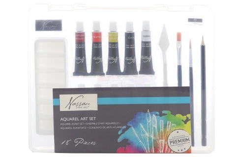 Watercolor Paint Set with Accessories