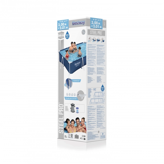 Familienpool Bestway Steel Pro 300x201x66 cm