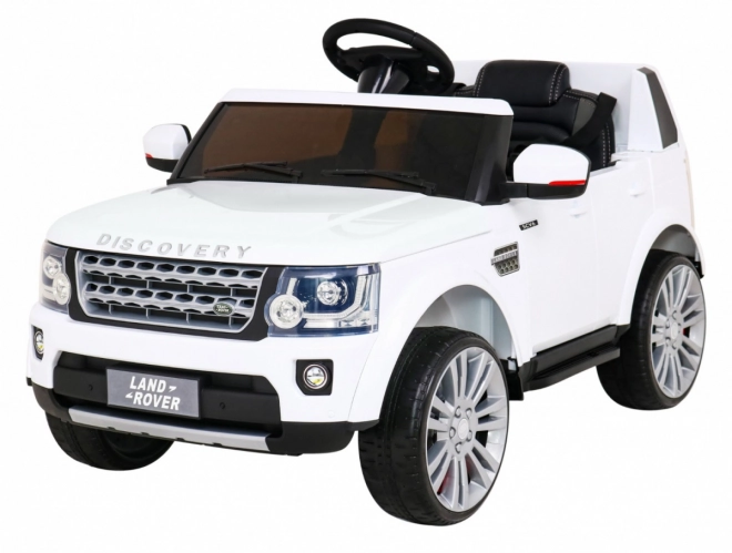 Land Rover Discovery Electric Children's Car White + Remote Control + EVA Wheels + Slow Start + MP3 Radio